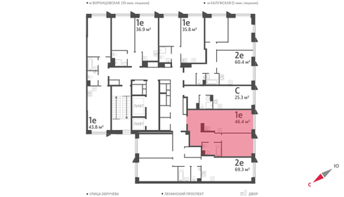 45 м², 2-комнатная квартира 12 000 000 ₽ - изображение 144