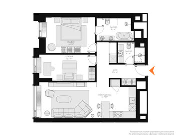 84,5 м², 3-комнатные апартаменты 70 000 000 ₽ - изображение 112