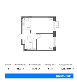 36,2 м², 1-комнатная квартира 6 000 000 ₽ - изображение 84