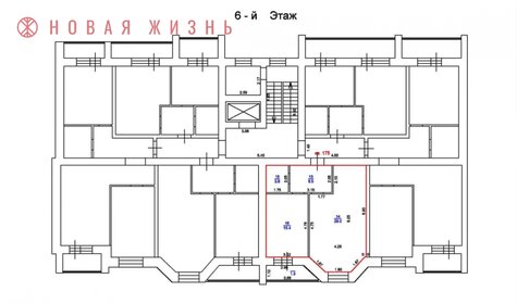 Квартира 54 м², 1-комнатная - изображение 5