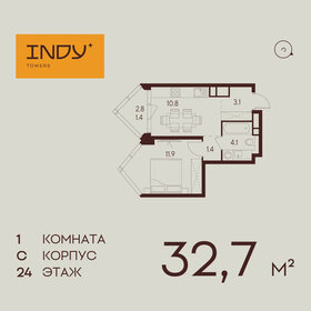 31,8 м², 1-комнатная квартира 19 677 654 ₽ - изображение 67