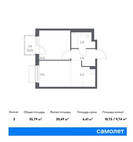 37,2 м², 1-комнатная квартира 7 900 000 ₽ - изображение 76