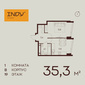 33 м², 1-комнатные апартаменты 18 000 000 ₽ - изображение 166