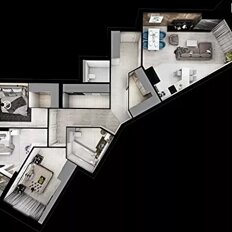 Квартира 118,8 м², 3-комнатная - изображение 2