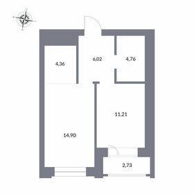 56 м², 3-комнатная квартира 6 590 000 ₽ - изображение 151