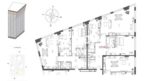 Квартира 287,5 м², 5-комнатная - изображение 1