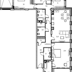 Квартира 189,6 м², 4-комнатная - изображение 3