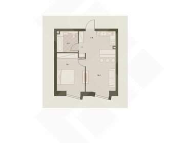 Квартира 41 м², 1-комнатная - изображение 1