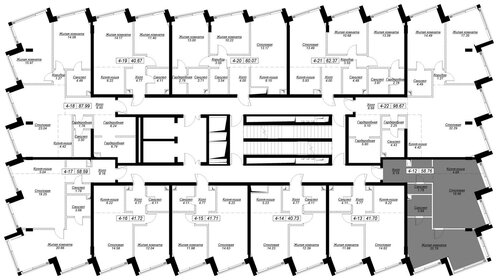 63,4 м², 2-комнатная квартира 39 240 940 ₽ - изображение 81