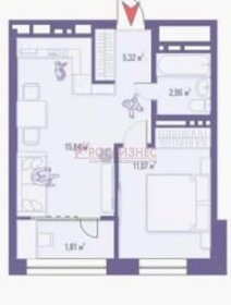 Квартира 37,3 м², 2-комнатная - изображение 1