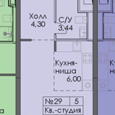 Квартира 30,2 м², студия - изображение 3