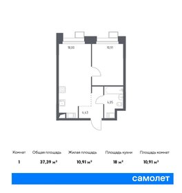 37,1 м², 1-комнатные апартаменты 10 000 000 ₽ - изображение 110