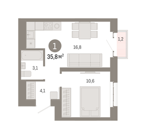 25,3 м², квартира-студия 9 750 000 ₽ - изображение 131