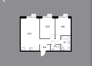 45,3 м², 2-комнатная квартира 11 011 000 ₽ - изображение 101