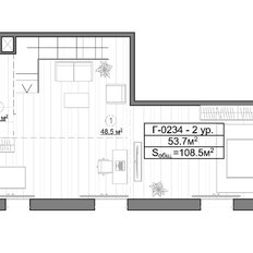 Квартира 108,5 м², 3-комнатные - изображение 2