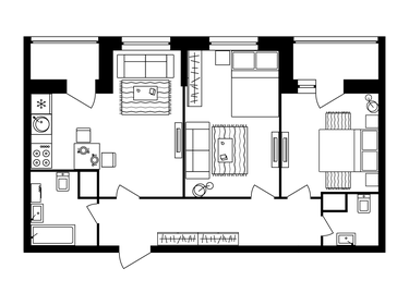 71 м², 3-комнатная квартира 16 900 000 ₽ - изображение 70