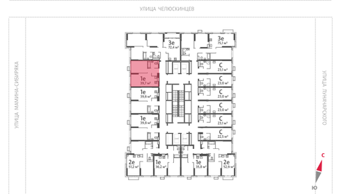 46 м², 1-комнатная квартира 6 990 000 ₽ - изображение 92