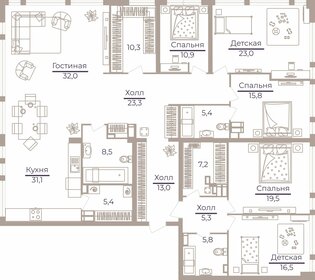 54,4 м², 2-комнатная квартира 25 873 592 ₽ - изображение 52