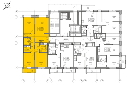 Квартира 80,6 м², 3-комнатная - изображение 2