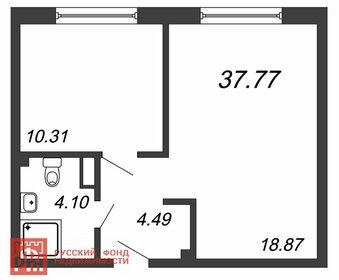 Квартира 37,8 м², 1-комнатные - изображение 1