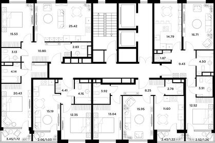 85,1 м², 3-комнатная квартира 28 999 000 ₽ - изображение 155