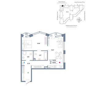 65 м², 2-комнатная квартира 36 300 000 ₽ - изображение 145