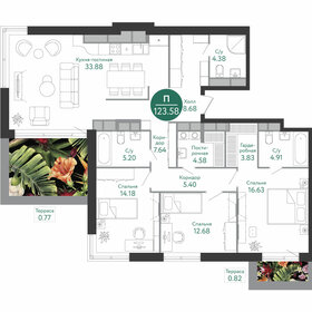 185 м², 4-комнатная квартира 39 900 000 ₽ - изображение 21