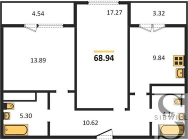 64 м², 2-комнатная квартира 10 450 000 ₽ - изображение 49