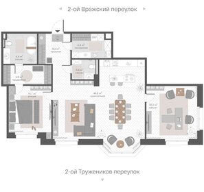 Квартира 111 м², 3-комнатная - изображение 1