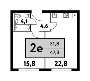 48,4 м², 2-комнатная квартира 25 700 000 ₽ - изображение 145