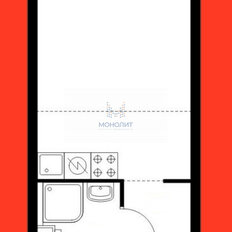 Квартира 20 м², студия - изображение 4