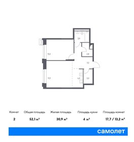 49 м², 1-комнатная квартира 24 800 000 ₽ - изображение 103