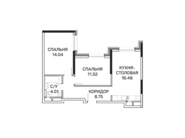 54,4 м², 2-комнатные апартаменты 11 717 500 ₽ - изображение 40