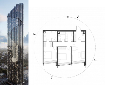 61,6 м², 2-комнатная квартира 64 680 000 ₽ - изображение 79