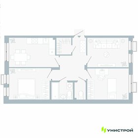 Квартира 66,5 м², 3-комнатная - изображение 1