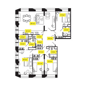 146,7 м², 4-комнатная квартира 76 304 800 ₽ - изображение 59