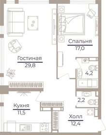 20 м², квартира-студия 5 690 000 ₽ - изображение 56