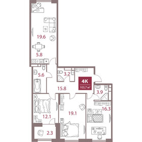 135 м², 4-комнатная квартира 52 000 000 ₽ - изображение 109