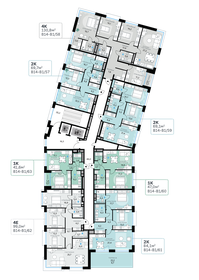 100 м², 4-комнатная квартира 57 000 000 ₽ - изображение 151