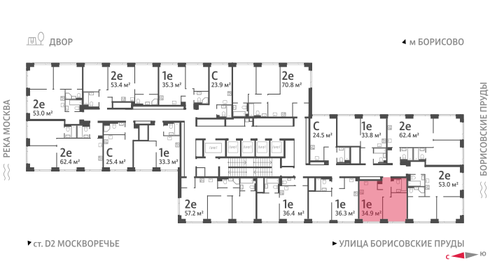 35,5 м², 1-комнатная квартира 15 658 766 ₽ - изображение 81