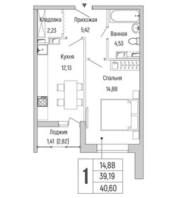 32,5 м², 1-комнатная квартира 6 227 220 ₽ - изображение 11