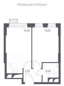 Квартира 34,7 м², 1-комнатные - изображение 1