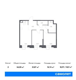 42 м², 2-комнатные апартаменты 10 500 000 ₽ - изображение 99