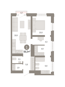 35 м², 1-комнатная квартира 8 350 000 ₽ - изображение 94