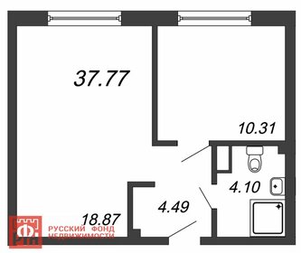 Квартира 37,8 м², 1-комнатные - изображение 1