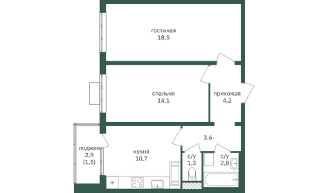 79 м², 3-комнатная квартира 22 852 000 ₽ - изображение 22