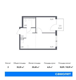 34,3 м², 1-комнатная квартира 8 450 000 ₽ - изображение 96