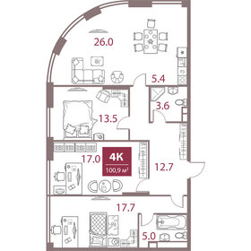 150 м², 5-комнатная квартира 52 500 000 ₽ - изображение 17