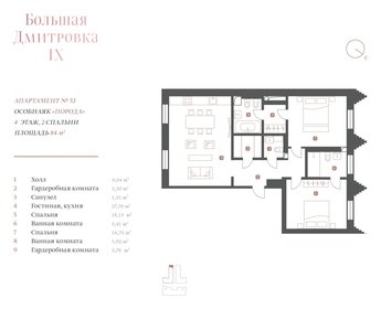 Квартира 171,3 м², 3-комнатные - изображение 1