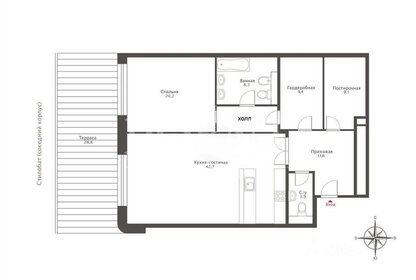 Квартира 148 м², 3-комнатные - изображение 1